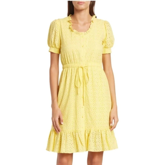 Nanette Lepore NWT Embroidered Eyelet Dress - Picture 1 of 6
